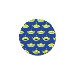 Alien Pattern Golf Ball Marker (4 Pack) by Ndabl3x