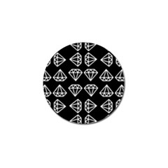 Black Diamond Pattern Golf Ball Marker (4 Pack) by Ndabl3x