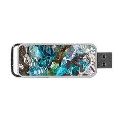 October Blend  Portable Usb Flash (one Side) by kaleidomarblingart