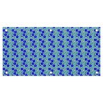 Skyblue Floral Banner and Sign 6  x 3  Front