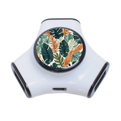 Tropical Leaf 3-port Usb Hub by Jack14