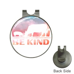 Be Kind To Animals Or Ill Kill You T- Shirt Vegan Be Kind Farm Animal Design Dairy Cow And Pig T- Sh Yoga Reflexion Pose T- Shirtyoga Reflexion Pose T- Shirt Hat Clips With Golf Markers by hizuto