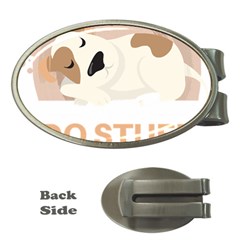 Best Friend T- Shirt Funny Dog Pet Saying T- Shirt Yoga Reflexion Pose T- Shirtyoga Reflexion Pose T- Shirt Money Clips (oval)  by hizuto