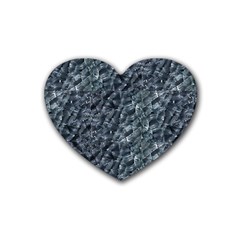 Ceramics Broken  Rubber Heart Coaster (4 Pack) by Internationalstore