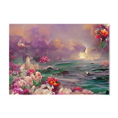 Abstract Flowers  Crystal Sticker (a4) by Internationalstore