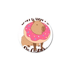 Capybara T- Shirt Cute Gentlemen Capybara T- Shirt Yoga Reflexion Pose T- Shirtyoga Reflexion Pose T- Shirt Golf Ball Marker (10 Pack) by hizuto