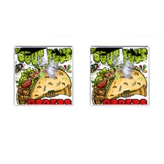 Waitress T- Shirt Awesome Unicorn Waitresses Are Magical For A Waiting Staff T- Shirt Cufflinks (square) by ZUXUMI