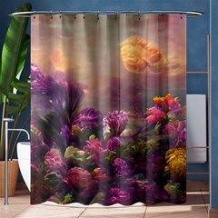 Floral Blossoms  Shower Curtain 60  X 72  (medium)  by Internationalstore