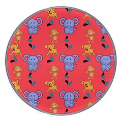 Elephant Monkey Dog Cartoon Wireless Fast Charger(white) by Pakjumat