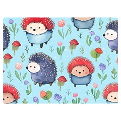 Hedgehogs Animal Premium Plush Fleece Blanket (extra Small) by Pakjumat
