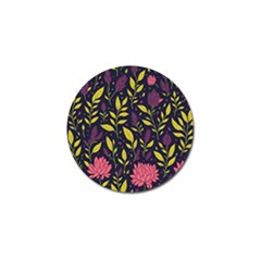 Flower Pattern Design Golf Ball Marker (10 Pack) by Pakjumat