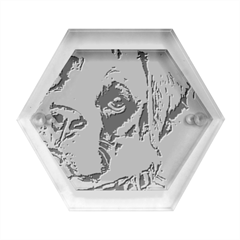 Boxer Dog Art T- Shirt Boxer Dog Art T- Shirt Hexagon Wood Jewelry Box by JamesGoode