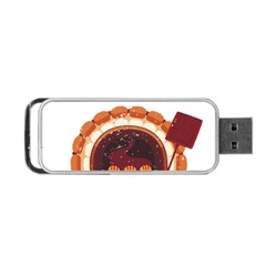 Bread Baking T- Shirt Funny Bread Baking Baker Bake The World A Butter Place T- Shirt (2) Portable Usb Flash (one Side) by JamesGoode