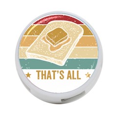 Bread Baking T- Shirt Funny Bread Baking Baker Bake The World A Butter Place T- Shirt 4-port Usb Hub (one Side) by JamesGoode