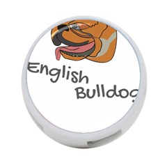 Bulldog T- Shirt Dog Face T- Shirt 4-port Usb Hub (two Sides) by JamesGoode