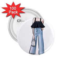 Let’s Go 2 25  Buttons (100 Pack)  by SychEva
