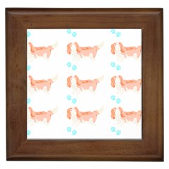 Cavalier King Charles Spaniel Dog T- Shirt Cavalier King Charles Spaniel Dog T- Shirt (1) Framed Tile by EnriqueJohnson