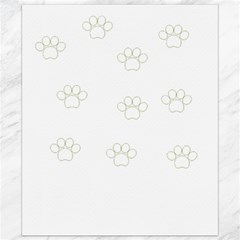 Dog Paw Print T- Shirt Paw Pattern T- Shirt Canvas 8  X 10  by EnriqueJohnson