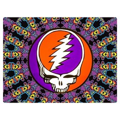 Gratefuldead Grateful Dead Pattern Premium Plush Fleece Blanket (extra Small) by Sarkoni