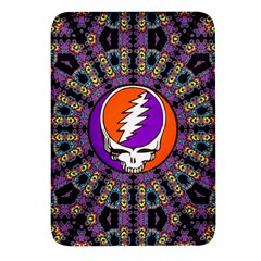 Gratefuldead Grateful Dead Pattern Rectangular Glass Fridge Magnet (4 Pack) by Sarkoni