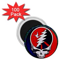 Grateful Dead - 1 75  Magnets (100 Pack)  by Sarkoni