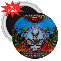 Grateful Dead Wallpapers 3  Magnets (10 Pack)  by Sarkoni