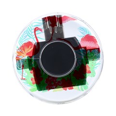 Flower Flamingo T- Shirt Floral Birds Flower Flamingo T- Shirt On-the-go Memory Card Reader by EnriqueJohnson
