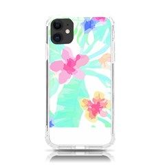 Hawaii T- Shirt Hawaii Flower Pattern T- Shirt Iphone 11 Tpu Uv Print Case by EnriqueJohnson