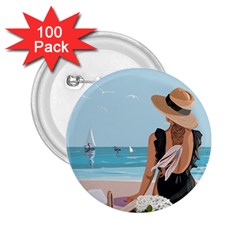 Rest By The Sea 2 25  Buttons (100 Pack)  by SychEva