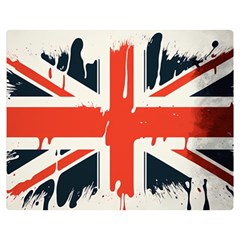 Union Jack England Uk United Kingdom London Premium Plush Fleece Blanket (medium) by uniart180623