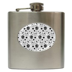 Skull-pattern- Hip Flask (6 Oz) by Ket1n9