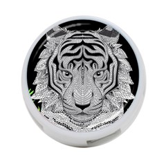 Tiger Head 4-port Usb Hub (two Sides) by Ket1n9