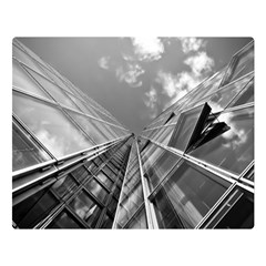 Architecture-skyscraper Two Sides Premium Plush Fleece Blanket (large) by Ket1n9