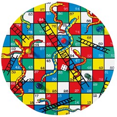 Snakes And Ladders Wooden Bottle Opener (round) by Ket1n9
