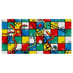 Snakes And Ladders Banner And Sign 4  X 2  by Ket1n9