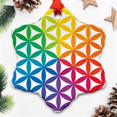 Heart Energy Medicine Snowflake Ornament (two Sides) by Ket1n9