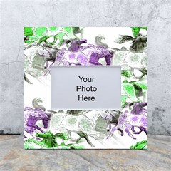 Horse-horses-animal-world-green White Box Photo Frame 4  X 6  by Ket1n9
