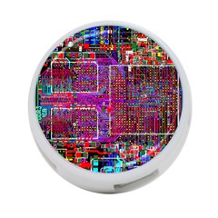 Technology Circuit Board Layout Pattern 4-port Usb Hub (one Side) by Ket1n9