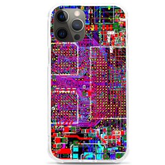 Technology Circuit Board Layout Pattern Iphone 12 Pro Max Tpu Uv Print Case by Ket1n9