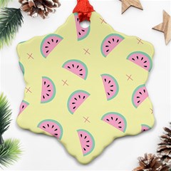 Watermelon Wallpapers  Creative Illustration And Patterns Ornament (snowflake) by Ket1n9