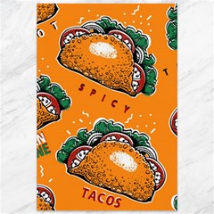 Seamless-pattern-with-taco Canvas 12  X 18  by Ket1n9