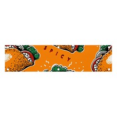 Seamless-pattern-with-taco Banner And Sign 4  X 1  by Ket1n9