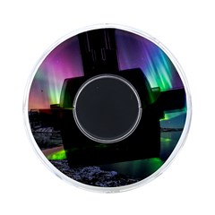 Aurora Borealis Polar Northern Lights Natural Phenomenon North Night Mountains On-the-go Memory Card Reader by Grandong