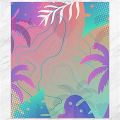 Palm Trees Leaves Plants Tropical Wreath Canvas 20  X 24  by Vaneshop