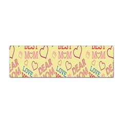 Love Mom Happy Mothers Day I Love Mom Graphic Pattern Sticker Bumper (10 Pack) by Vaneshop