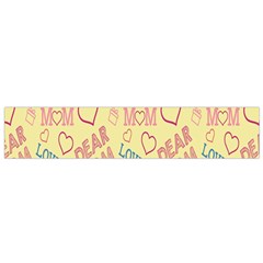Love Mom Happy Mothers Day I Love Mom Graphic Pattern Small Premium Plush Fleece Scarf by Vaneshop