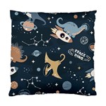 Space Theme Art Pattern Design Wallpaper Standard Cushion Case (Two Sides) Back