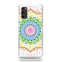 Mandala Pattern Rainbow Pride Samsung Galaxy S20 6 2 Inch Tpu Uv Case by Vaneshop