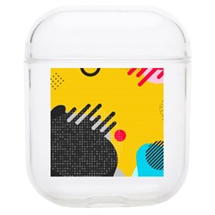 Abstract Colorful Pattern Shape Design Background Airpods 1/2 Case by Amaryn4rt