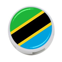 Flag Of Tanzania 4-port Usb Hub (two Sides) by Amaryn4rt